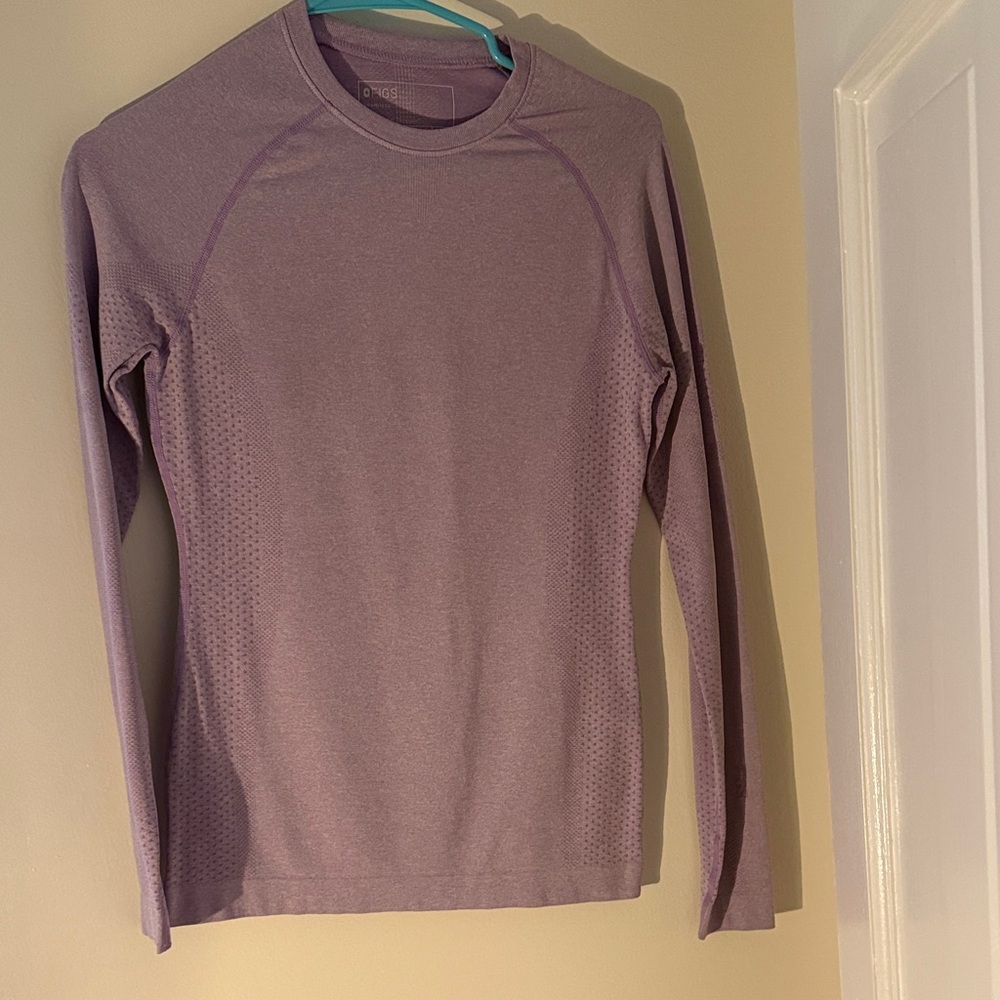 Figs Seamless Underscrub Lavender Top